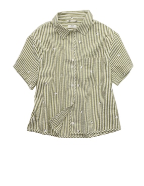 Playera pijama Aerie a rayas para mujer