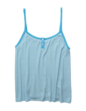 Playera pijama Aerie a rayas para mujer