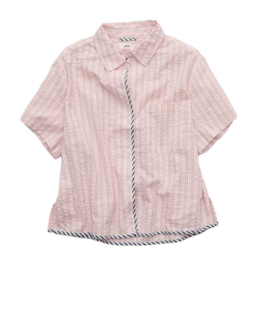 Playera pijama Aerie estampado a rayas para mujer