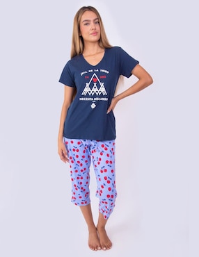 Conjunto pijama Twins para mujer