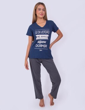 Conjunto pijama Twins para mujer