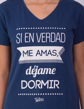 Conjunto pijama Twins para mujer