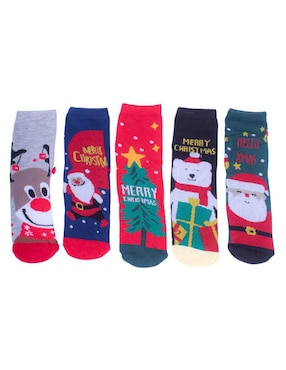 Set de calcetín Muytu de algodón para mujer 5 pares