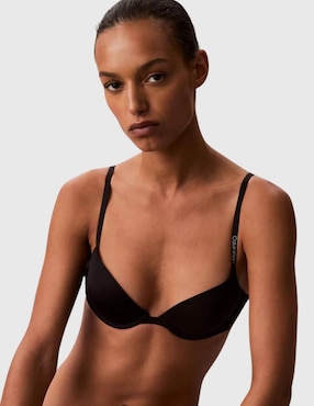 Set brassiere balconette Calvin Klein copa push up para mujer