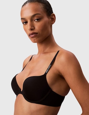 Set brassiere balconette Calvin Klein copa push up para mujer