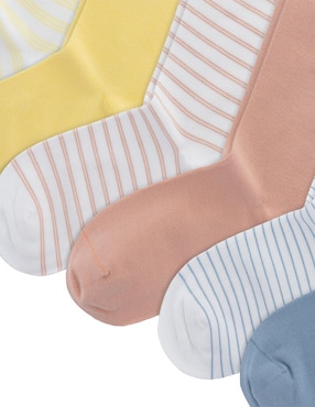 Set de calceta Polo para mujer 6 pares