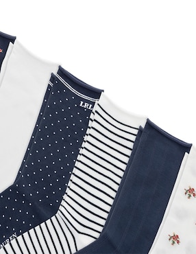 Set de calceta Polo para mujer 6 pares