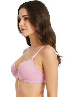 Set brassiere demi Tatys Fashion copa doble push up seamless para mujer
