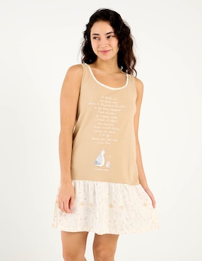 Camisón Mango y Merengue de algodón