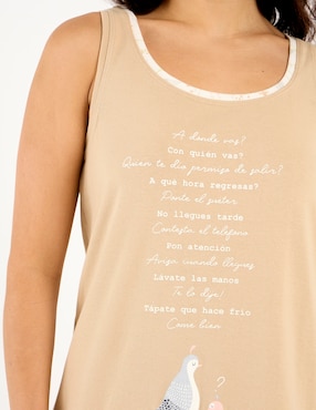 Camisón Mango y Merengue de algodón