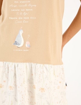 Camisón Mango y Merengue de algodón