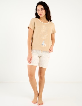 Conjunto pijama Mango y Merengue para mujer