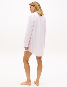 Camisón Tommy Hilfiger estampado a rayas de algodón
