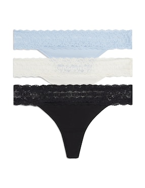 Set tanga Tommy Hilfiger de algodón para mujer