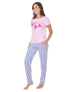 Conjunto pijama Skiny French Riviera para mujer