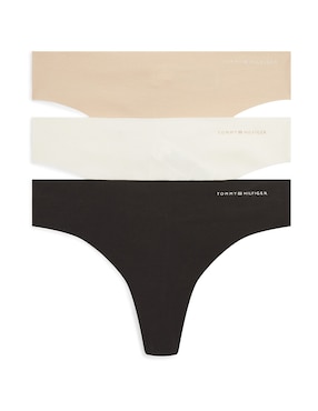 Set tanga Tommy Hilfiger de algodón para mujer