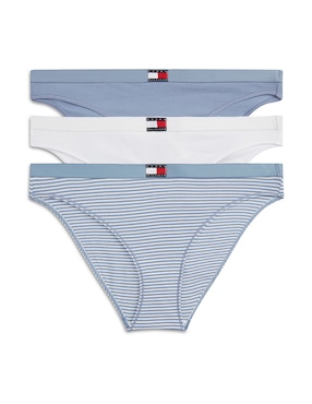 Bikini Tommy Hilfiger de algodón para mujer