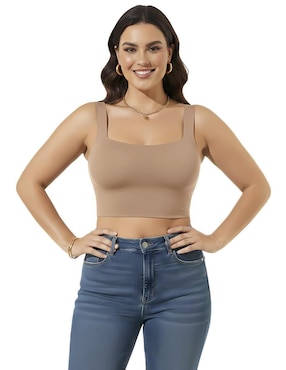 Brassiere deportivo Shapely con copa seamless para mujer