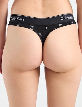 Tanga Calvin Klein de algodón para mujer