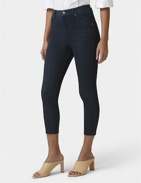 Legging Hue a la cintura alta con botón para mujer