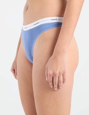 Tanga Calvin Klein de algodón para mujer