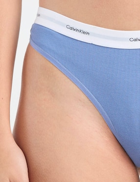 Tanga Calvin Klein de algodón para mujer