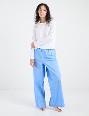 Conjunto pijama Calvin Klein Cotton Poplin para mujer