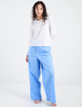 Conjunto pijama Calvin Klein Cotton Poplin para mujer