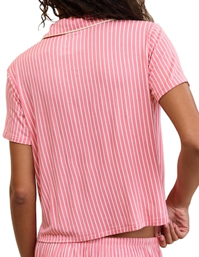 Playera pijama Aerie estampado a rayas para mujer