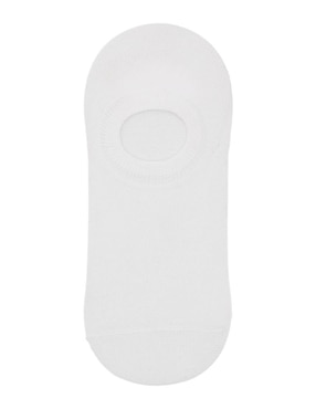 Protector de pie Punto Blanco de algodón para mujer