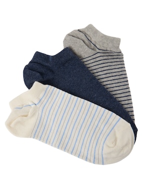 Set de tín Punto Blanco de algodón para mujer 3 pares