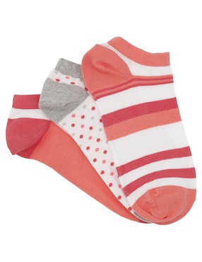 Set de tín Punto Blanco de algodón para mujer 3 pares