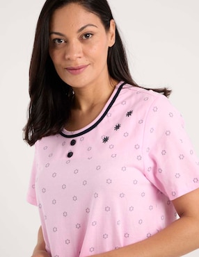Camisón Gina Chezzani estampado floral de algodón