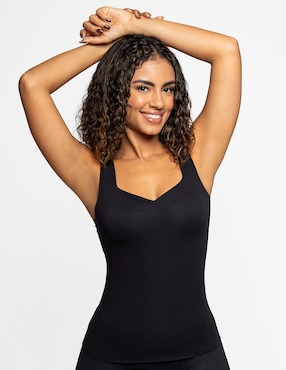Camiseta tipo faja Wonderbum con compresión media para mujer
