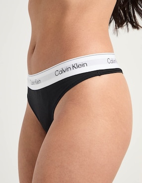 Tanga Calvin Klein de algodón para mujer