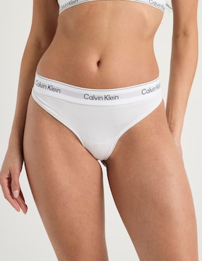 Tanga Calvin Klein de algodón para mujer