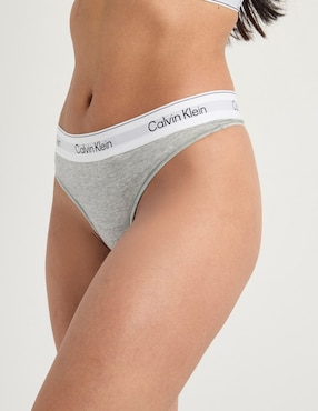 Tanga Calvin Klein de algodón para mujer