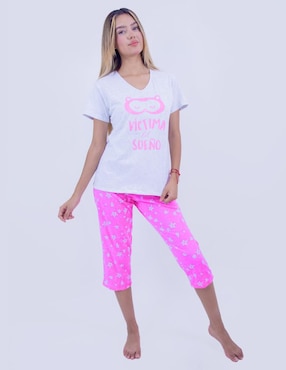 Conjunto pijama Twins para mujer