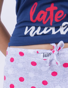 Conjunto pijama Twins para mujer