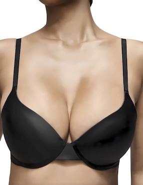 Brassiere balconette Hanna White seamless para mujer