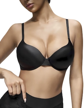 Brassiere balconette Hanna White seamless para mujer