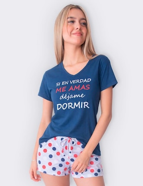 Conjunto pijama Twins para mujer