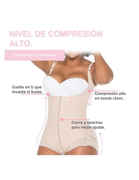 Faja colombiana Deppiani con compresión media para mujer