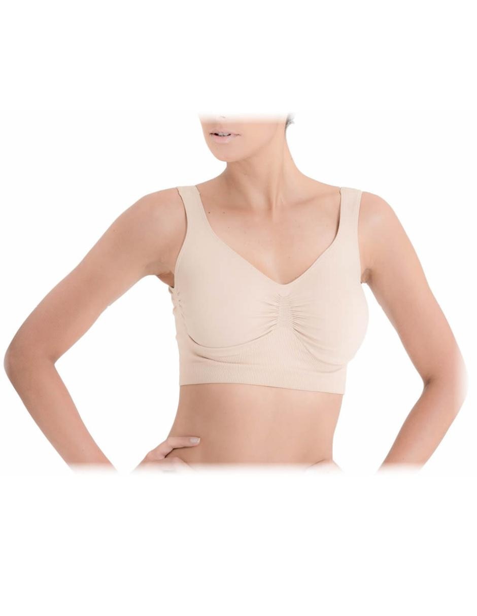 Brassiere peto medio con copa para mujer