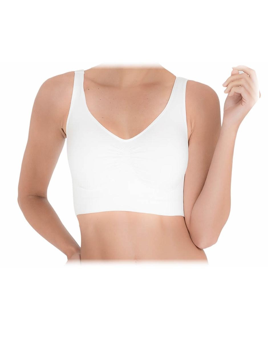 Brassiere peto medio con copa para mujer