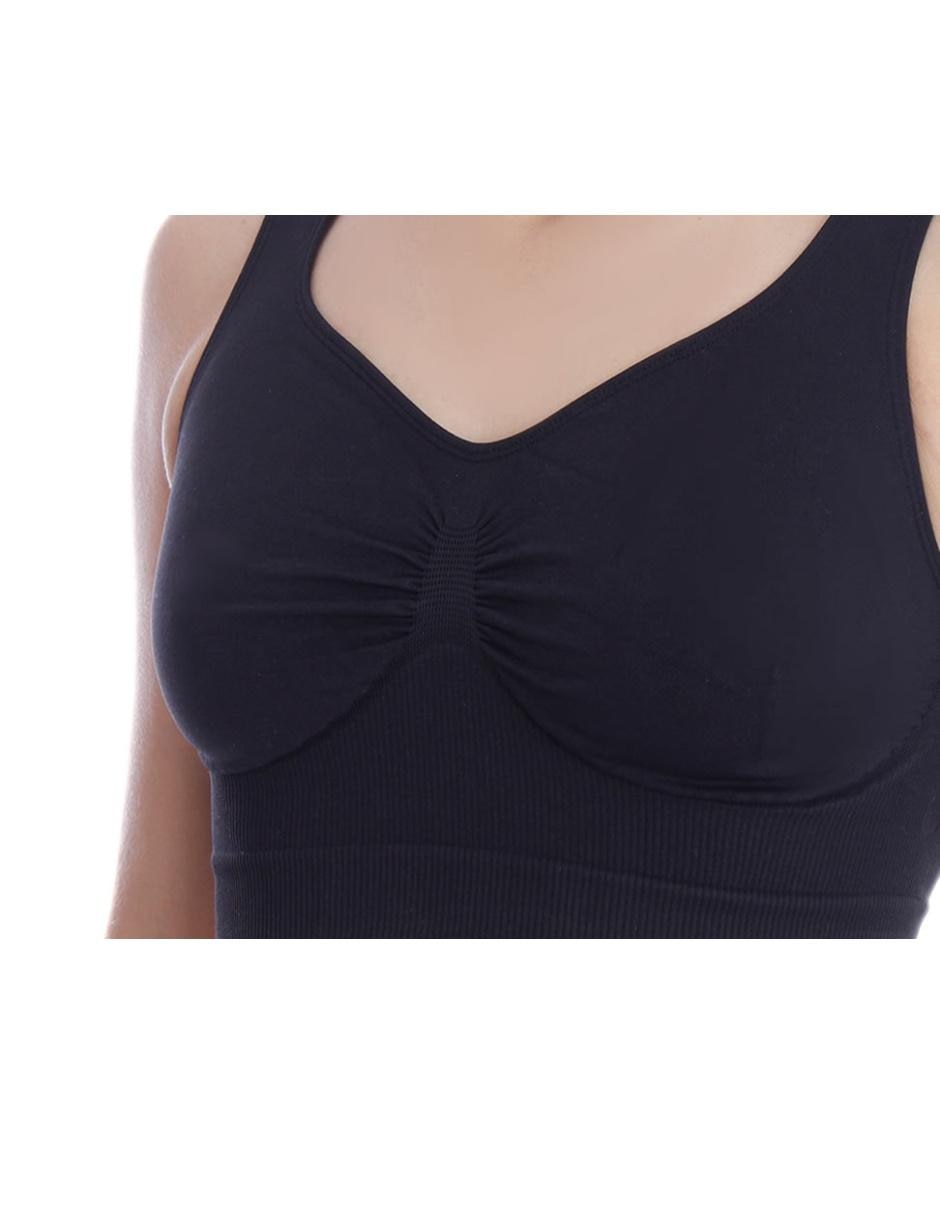 Brassiere peto medio con copa para mujer 3