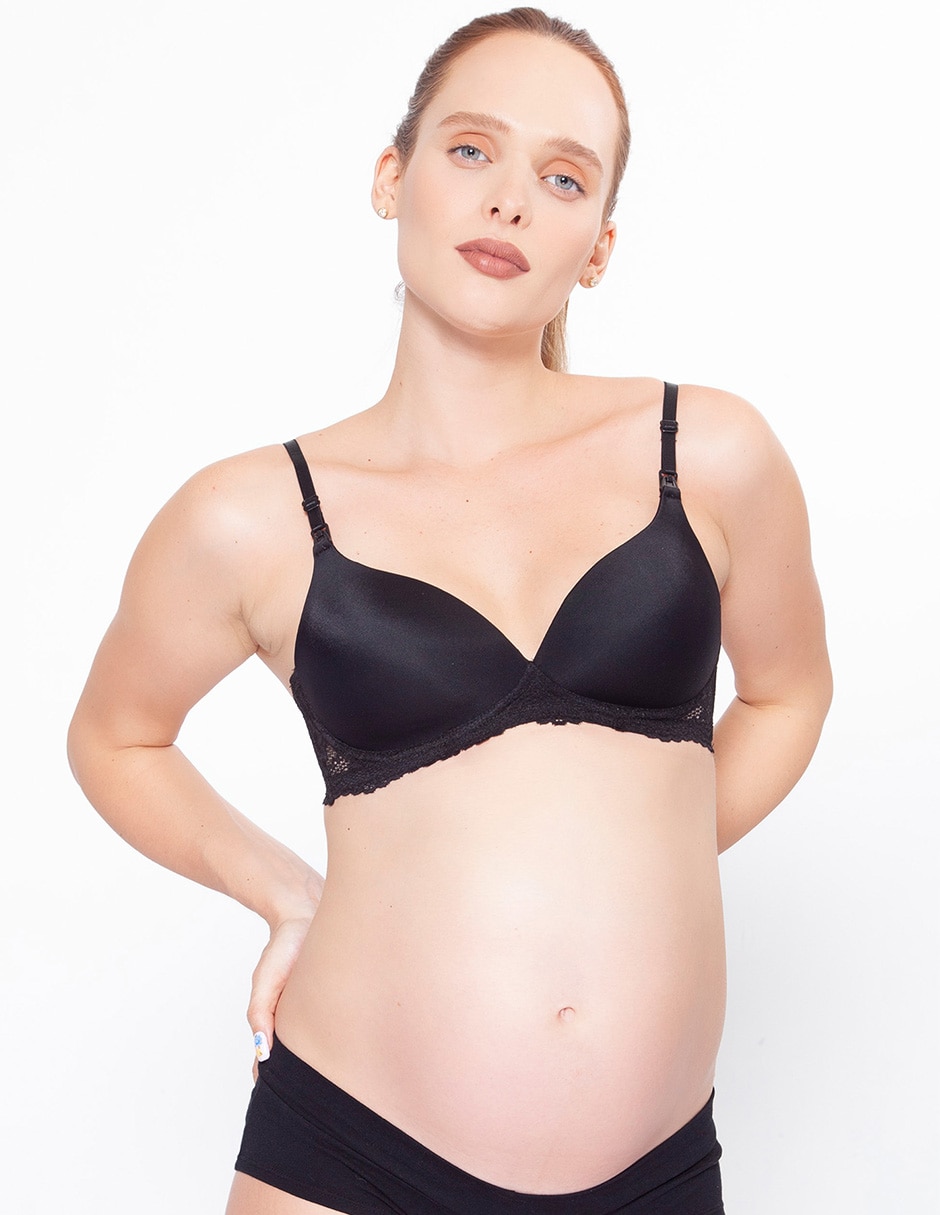 T-shirt bra s copa triangular para mujer