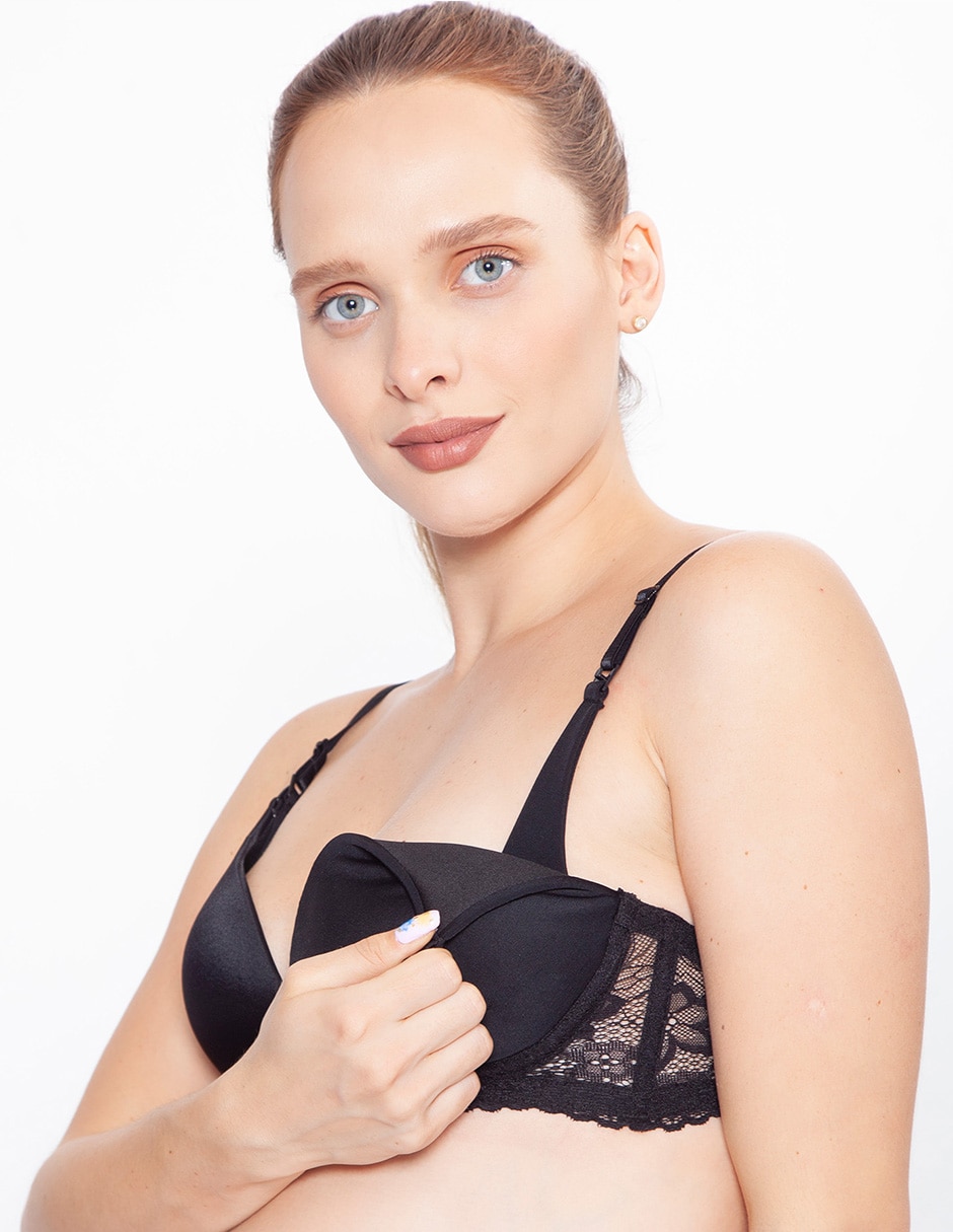 T-shirt bra s copa triangular para mujer 4
