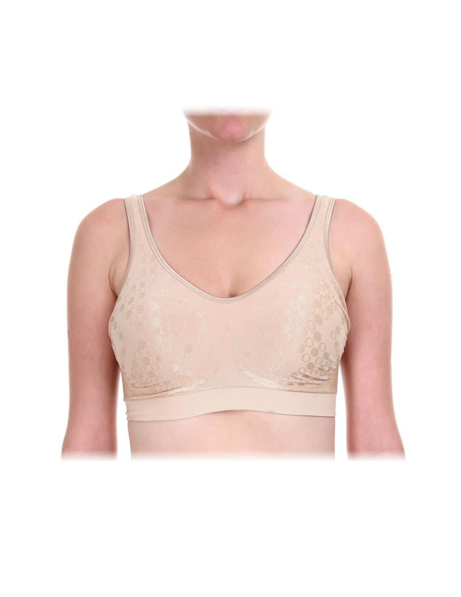 T-shirt bra copa preformada para mujer