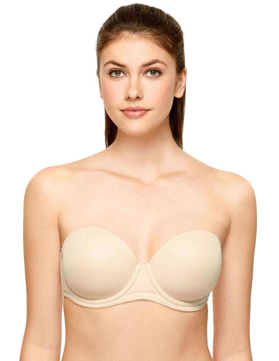 Brassiere strapless con copa para mujer